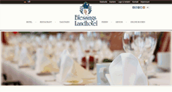 Desktop Screenshot of blessings-landhotel.de